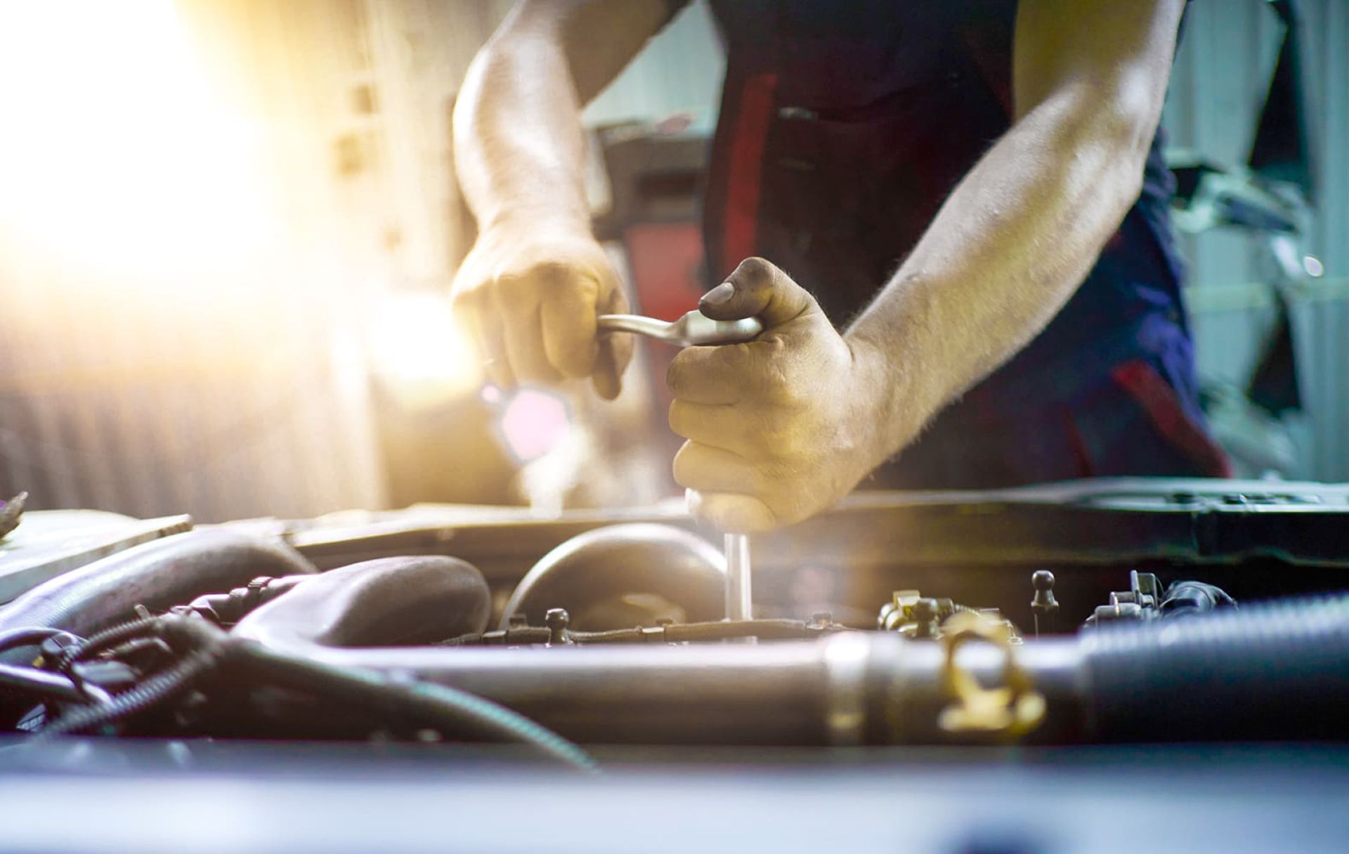 整備作業の様子